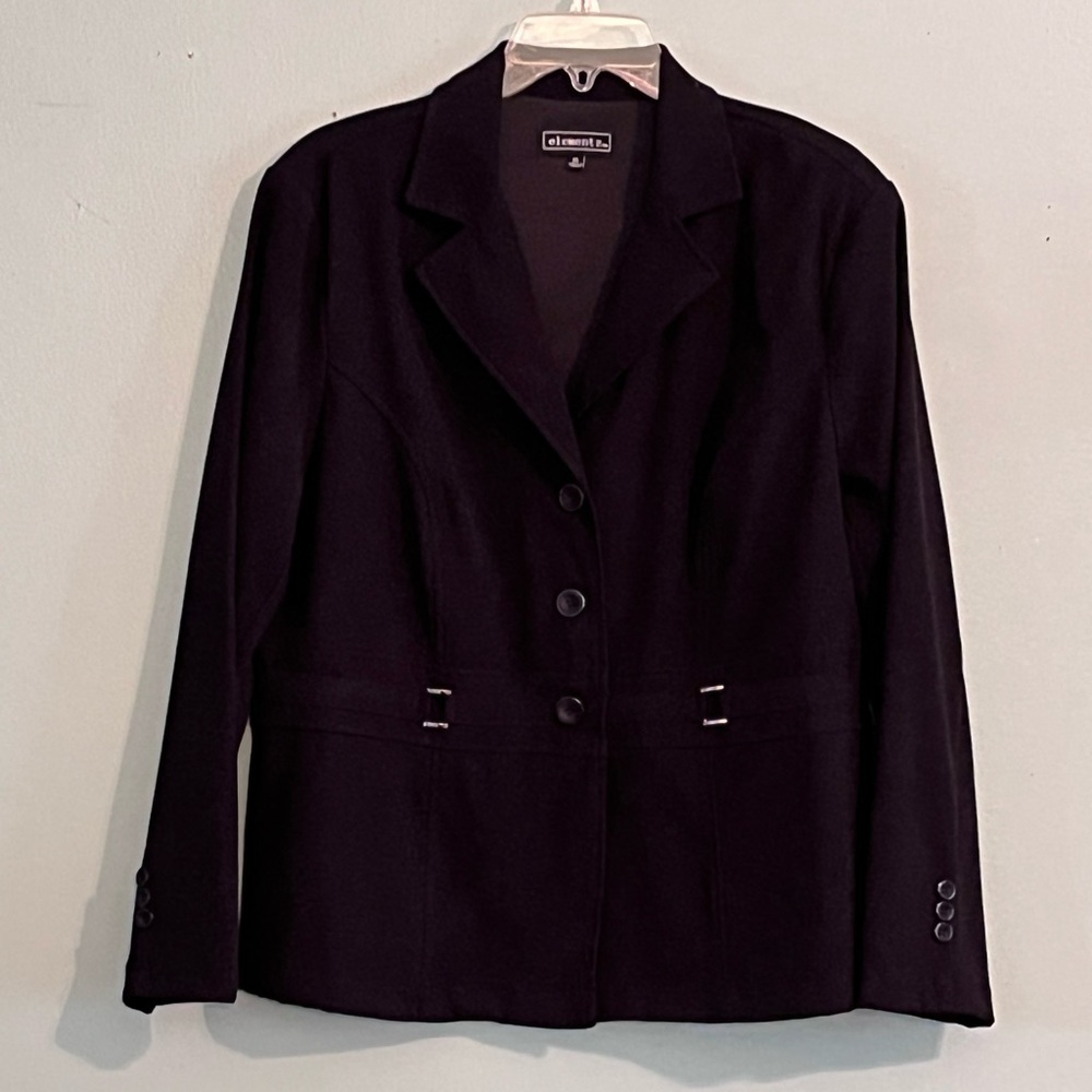 Women’s Elementz blazer, Black, XL